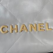 	 Kitlife Chanel Gold Chain Garbage Grey Bag - 18X20X6.5cm - 2