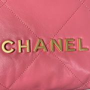 	 Kitlife Chanel Gold Chain Garbage Coral Pink Bag - 18X20X6.5cm - 5