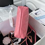 	 Kitlife Chanel Gold Chain Garbage Coral Pink Bag - 18X20X6.5cm - 2