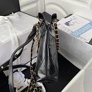 	 Kitlife Chanel Gold Chain Garbage Black Bag - 18X20X6.5cm - 4