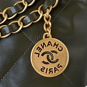 	 Kitlife Chanel Gold Chain Garbage Green Bag - 18X20X6.5cm - 5