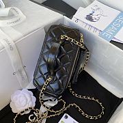 Kitlife Chanel Vanity Polly Multi Pocket Black Lambskin - 17cm - 3