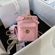 	 Kitlife Chanel Vanity Polly Multi Pocket Pink Lambskin - 17cm - 4