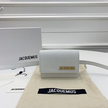 Kitlife Jacquemus Le Ceinture Bello belt bag White - 12x9x2.5cm