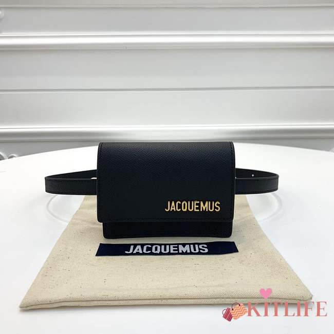 	 Kitlife Jacquemus Le Ceinture Bello belt bag black - 12x9x2.5cm - 1