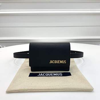 	 Kitlife Jacquemus Le Ceinture Bello belt bag black - 12x9x2.5cm