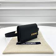 	 Kitlife Jacquemus Le Ceinture Bello belt bag black - 12x9x2.5cm - 3