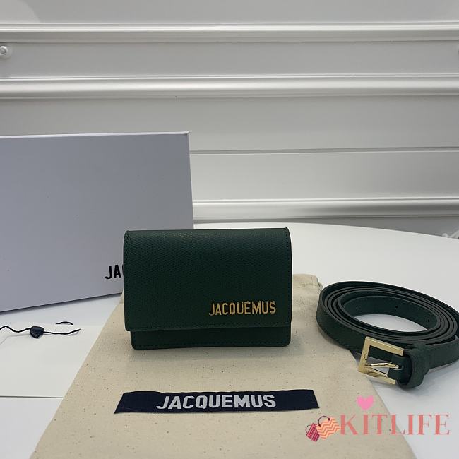 	 Kitlife Jacquemus Le Ceinture Bello belt bag green - 12x9x2.5cm - 1