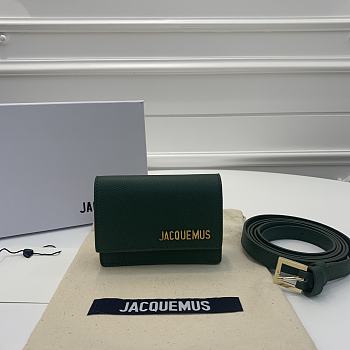 	 Kitlife Jacquemus Le Ceinture Bello belt bag green - 12x9x2.5cm