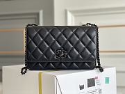 Kitlife Chanel WOC Lambskin Black Hardware - 19cm - 1