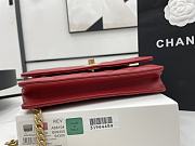 Kitlife Chanel WOC Lambskin Leather With Gold Chain Red - 12.3*19.2*3.5cm - 5