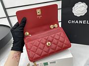 Kitlife Chanel WOC Lambskin Leather With Gold Chain Red - 12.3*19.2*3.5cm - 4