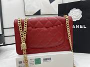 Kitlife Chanel WOC Lambskin Leather With Gold Chain Red - 12.3*19.2*3.5cm - 3