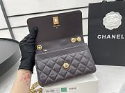 	 Kitlife Chanel WOC Lambskin Leather With Gold Chain Dark Chocolate - 12.3*19.2*3.5cm - 5