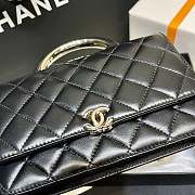 Kitlife Chanel WOC Top Handle Gold Chain Black - 12*18*3.5cm - 6