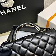 Kitlife Chanel WOC Top Handle Gold Chain Black - 12*18*3.5cm - 5