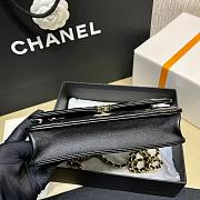 Kitlife Chanel WOC Top Handle Gold Chain Black - 12*18*3.5cm - 3