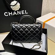 Kitlife Chanel WOC Top Handle Gold Chain Black - 12*18*3.5cm - 2