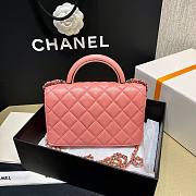 	 Kitlife Chanel WOC Top Handle Gold Chain Coral Pink - 12*18*3.5cm - 4