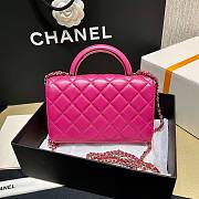 	 Kitlife Chanel WOC Top Handle Gold Chain Pink - 12*18*3.5cm - 6