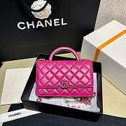 	 Kitlife Chanel WOC Top Handle Gold Chain Pink - 12*18*3.5cm - 5