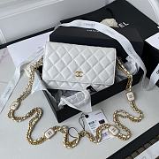 	 Kitlife Chanel WOC With Charm Gold Chain White - 19cm - 1