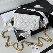 	 Kitlife Chanel WOC With Charm Gold Chain White - 19cm - 2