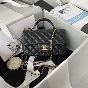 Kitlife Chanel 22B Top Handle Black Mini Flap - 20x12x6cm - 1