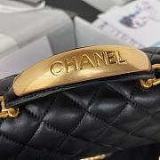 Kitlife Chanel 22B Top Handle Black Mini Flap - 20x12x6cm - 5