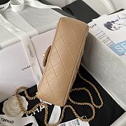 	 Kitlife Chanel 22B Top Handle Beige Mini Flap - 20x12x6cm - 4