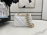Kitlife Chanel Bucket Bag With Gold Chain White Smooth Leather - 24*29*10cm - 1