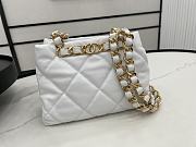 Kitlife Chanel Bucket Bag With Gold Chain White Smooth Leather - 24*29*10cm - 2