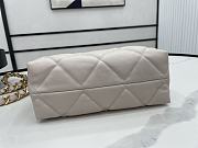 	 Kitlife Chanel Bucket Bag With Gold Chain Cream Smooth Leather - 24*29*10cm - 6