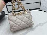 	 Kitlife Chanel Bucket Bag With Gold Chain Cream Smooth Leather - 24*29*10cm - 2