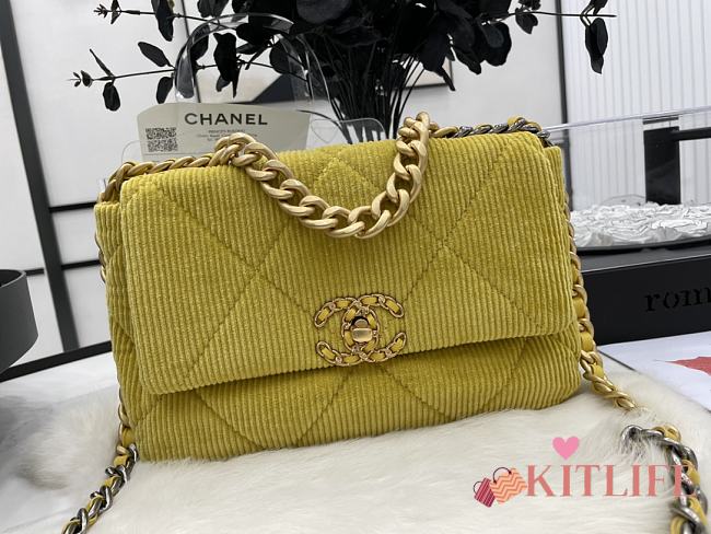 Kitlife Chanel 19 Medium Musstard Color - 26cm - 1