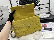 	 Kitlife Chanel 19 Large Mustard Color - 30cm - 3