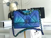 	 Kitlife Chanel 19 Large Flap Bag Tie Dye Calfskin - 30cm - 1