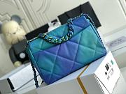 	 Kitlife Chanel 19 Large Flap Bag Tie Dye Calfskin - 30cm - 6