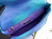 	 Kitlife Chanel 19 Large Flap Bag Tie Dye Calfskin - 30cm - 5