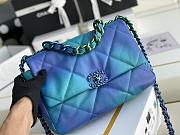 	 Kitlife Chanel 19 Large Flap Bag Tie Dye Calfskin - 30cm - 4