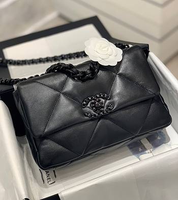 Kitlife Chanel 19 Medium Flap Bag All Black - 26cm