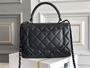 Kitlife Chanel Trendy CC Plaid Black Bag With Black Hardware - 25cmX15cmX17cm - 5