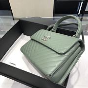 Kitlife Chanel Trendy CC Light Green With Silver Hardware - 17x25x12cm - 5