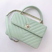 	 Kitlife Chanel Trendy CC Green Mint With Gold Hardware - 17x25x12cm - 1