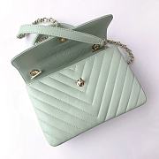 	 Kitlife Chanel Trendy CC Green Mint With Gold Hardware - 17x25x12cm - 6