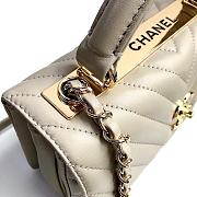 	 Kitlife Chanel Trendy CC Light Taupe With Gold Hardware - 17x25x12cm - 2