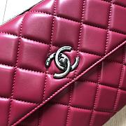 	 Kitlife Chanel Flap Bag With Top Handle Lambskin Pink with Silver Hardware - 25cm - 6