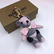 Kitlife Burberry Metallic Cashmere Vintage Check Thomas Bear Keychain (4 colors) - 3
