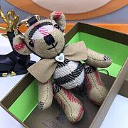 Kitlife Burberry Metallic Cashmere Vintage Check Thomas Bear Keychain (4 colors) - 2