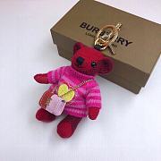 Kitlife Burberry Metallic Cashmere Thomas Bear Keychain (4 colors) - 2